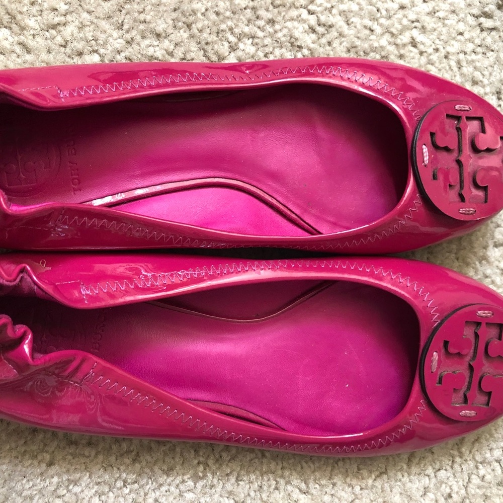 Hot pink Tory Burch Flats